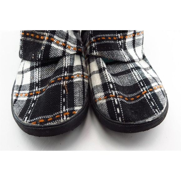 Xhilaration Boot Sz 7.5 M Sock Round‎ Toe Black Fabric Women - Picture 2 of 6